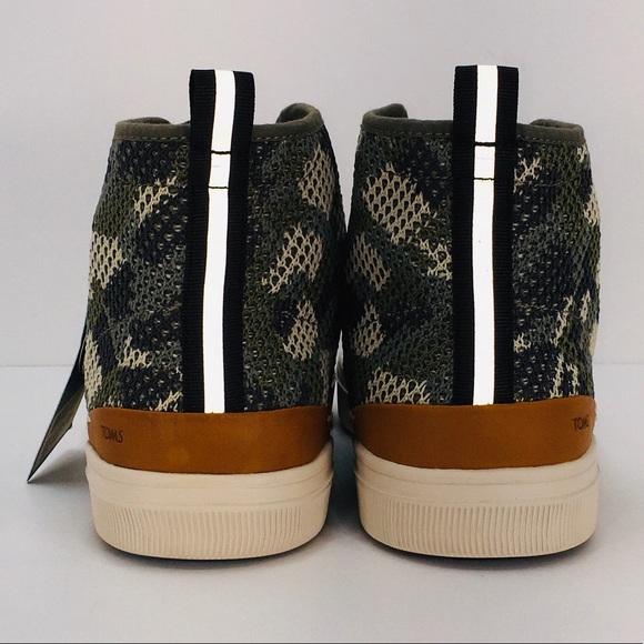 TOMS Trvl Lite Dusty Olive Camo High Top Sneakers - Picture 7 of 14